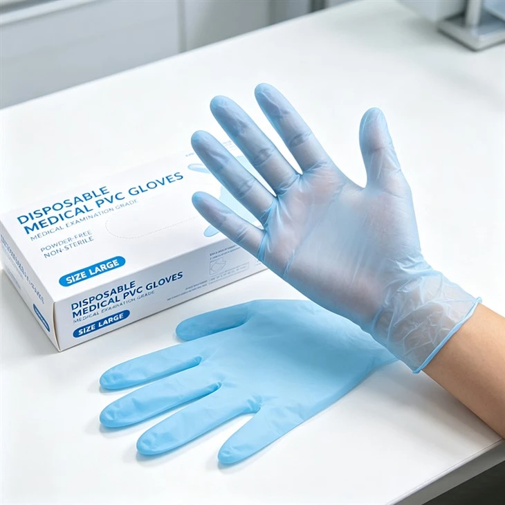 Vienreizlietojamie medicīniskie PVC cimdi