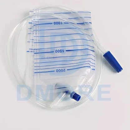Sterils, ekonomisks 2000 ml PVC šķērsvārsta vilkšana-Stumšanas vārsta kājiņu ...